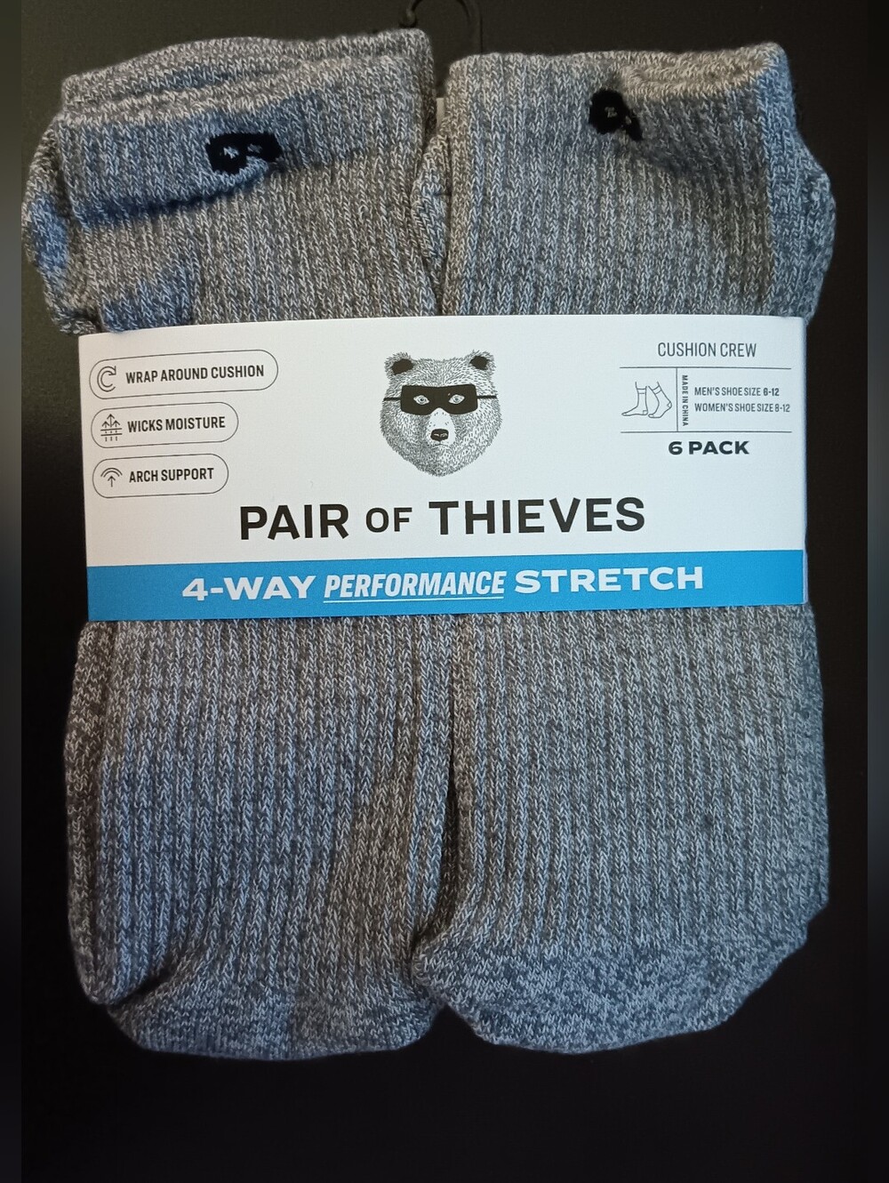 Crew Socks (6 Pack)